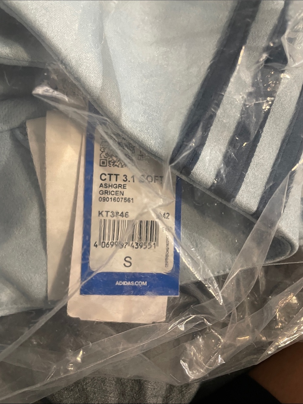 Adidas baby blue tang jacket NWT - Picture 3 of 3